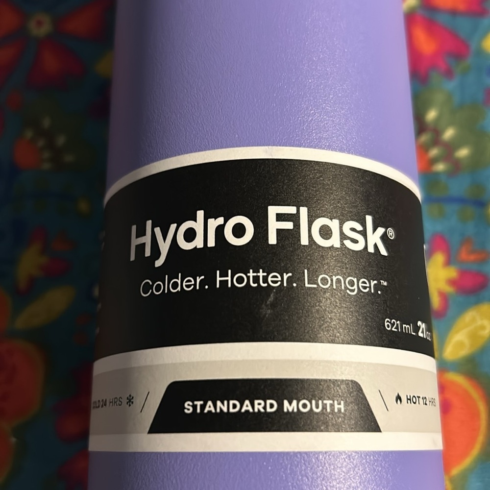 Hydro Flask 21oz Standard Flex Cap Lupine NWT - Picture 4 of 5